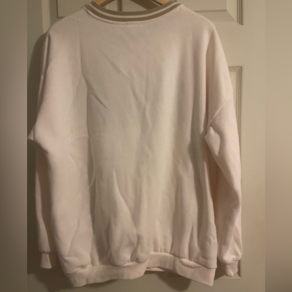Ardene Cream and Tan Striped Sweatshirt​​​​ - Picture 5 of 5